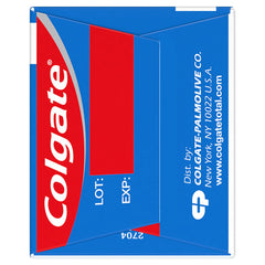 Mint flavor close-up of Colgate Total toothpaste