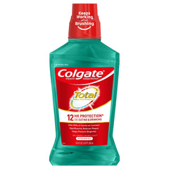 Colgate Total Pro-Shield Spearmint Mouthwash 500 mL bottle