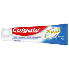 Ingredients and fluoride information on the label.