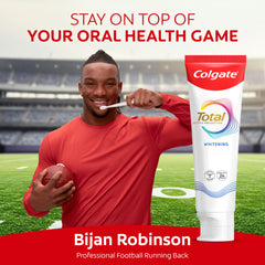 Colgate Total Whitening Toothpaste 3.3 oz tube – back view