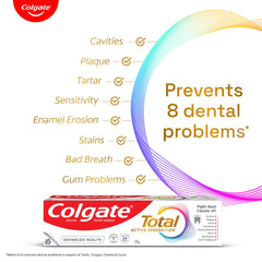 Close-up of Colgate Total for whole-mouth health