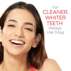 Mint flavor label on Colgate Visible White packaging