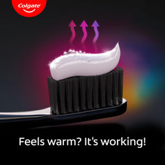 Whitening action graphic for Colgate Visible White O2