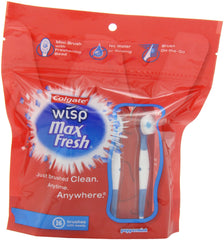 Colgate Wisp Mini-Brush Peppermint 16-Count front view