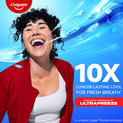 Packaging of Colgate Max Fresh Toothpaste with Breath Strips - Cool Mint