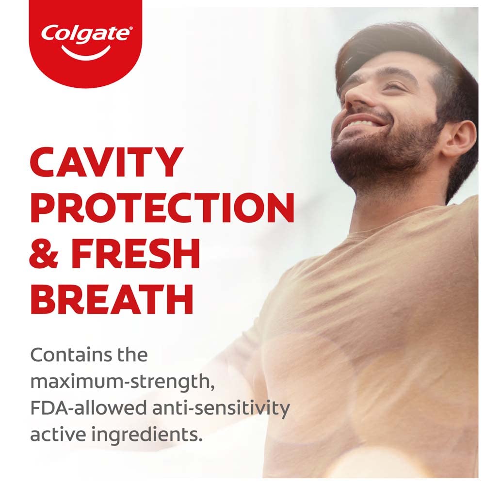 Illustration showing toothpaste protecting teeth from cavities and plaque