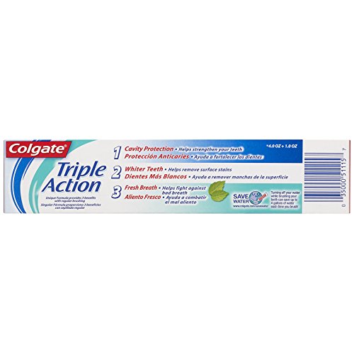 Close-up of toothpaste on a toothbrush