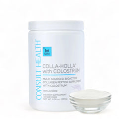 Bovine colostrum for immune support in Colla Holla