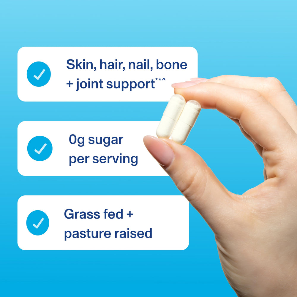 Gluten-free and dairy-free collagen capsules