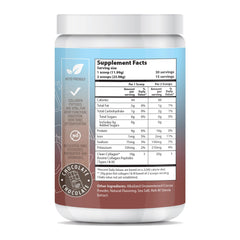 Collagen chocolate peptides powder added to hot chocolate