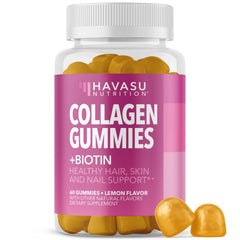 Collagen Gummies Lemon flavor bottle - 30 servings