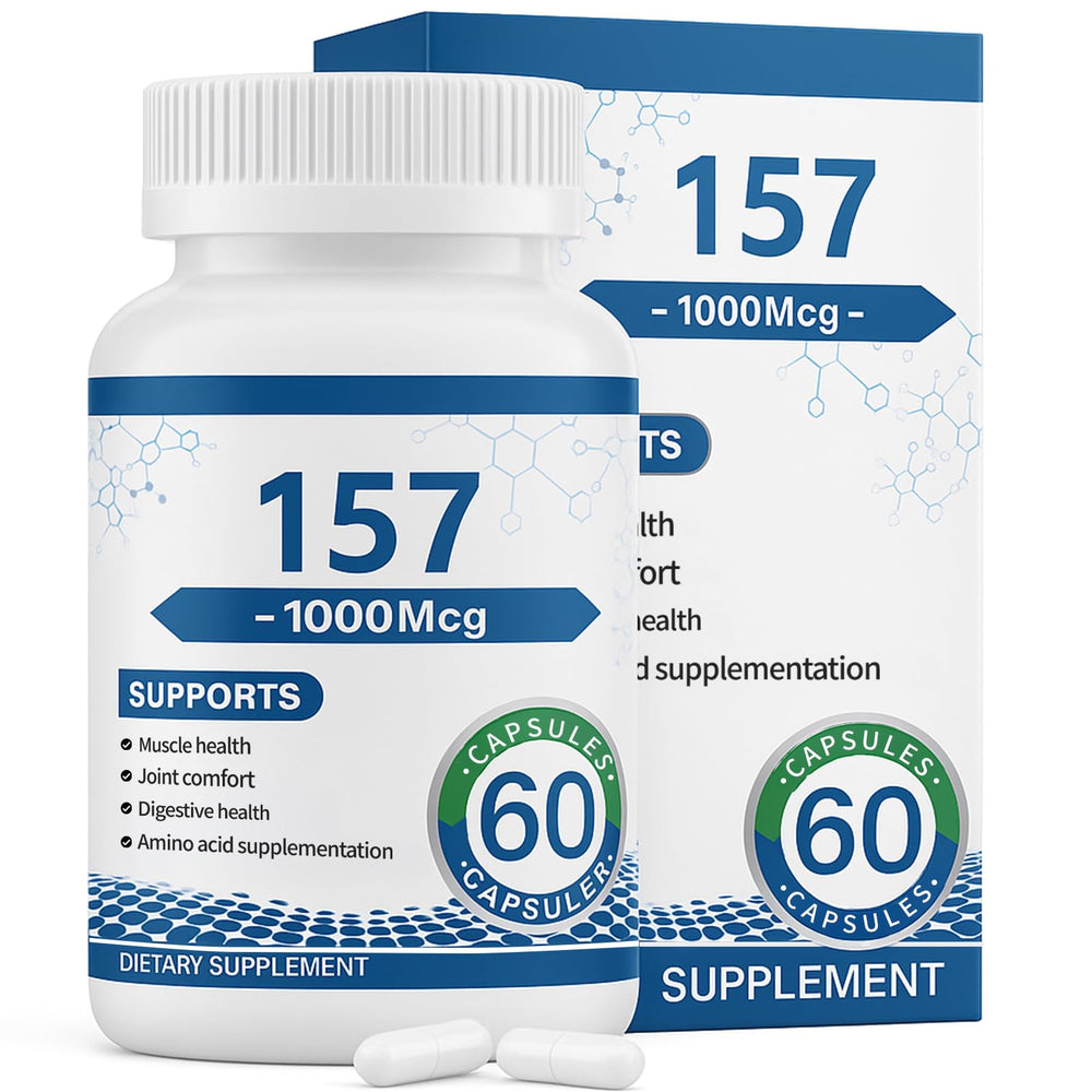 Collagen Peptide Capsules 157 bottle on white background