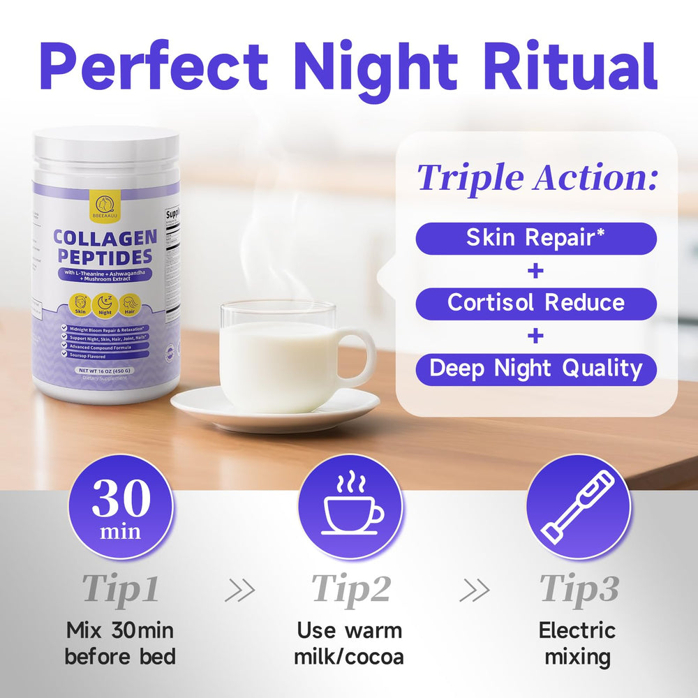 Dissolving collagen powder in liquid