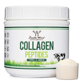 Front view of Double Wood Collagen Peptides Powder 16.08oz
