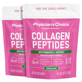 Hydrolyzed collagen peptides powder with DigeSEB enzyme for enhanced absorption (Type I & III).