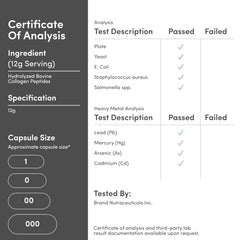 Box and bottle packaging of Double Wood Collagen Peptides Powder