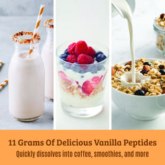 Collagen powder in smoothie