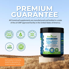 Non-GMO, GMP compliant collagen supplement packaging