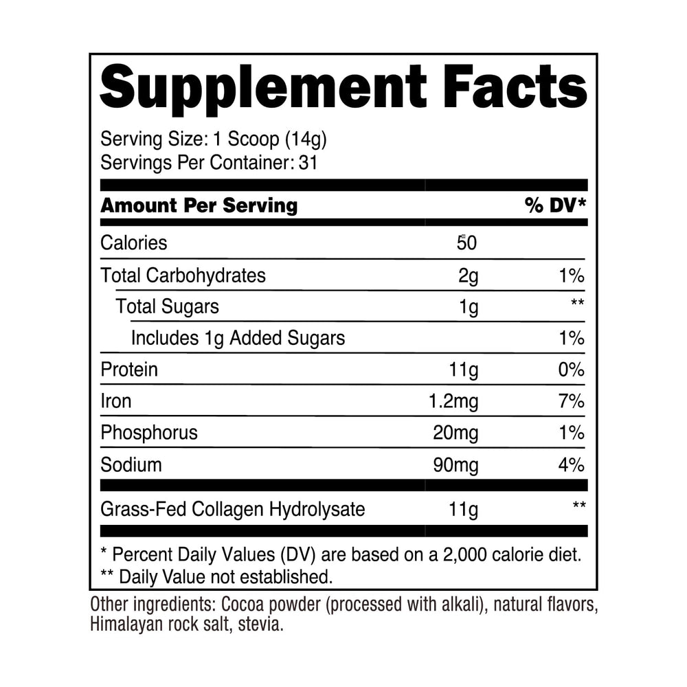 Scoop included for serving