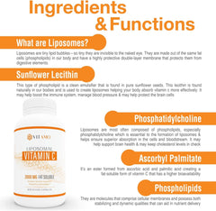 Vitamin C 2000mg supporting collagen formation