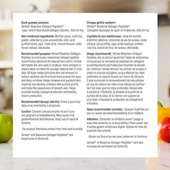 Illustration of bioactive collagen peptides and elderberry flavor