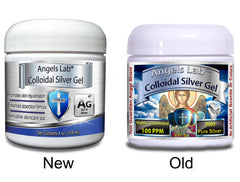 Colloidal Silver Gel absorbing into skin