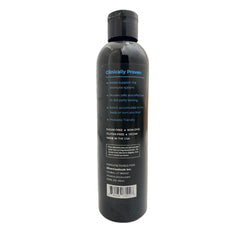 Side profile of 8oz Colloidal Silver Nano bottle