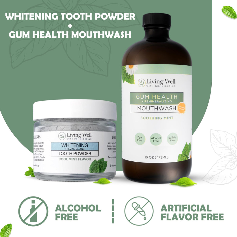 Mouthwash featuring colloidal silver and prebiotic blend