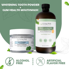 Mouthwash featuring colloidal silver and prebiotic blend