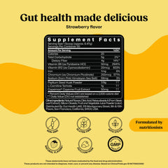 Close-up of ingredients list: L-carnitine, Capsimax, Chromium, B-vitamins