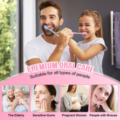 Assorted color variations of the extra soft toothbrushes (colors may vary)