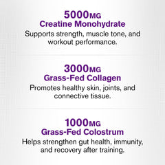 Grass-fed colostrum immunoglobulins for immune support