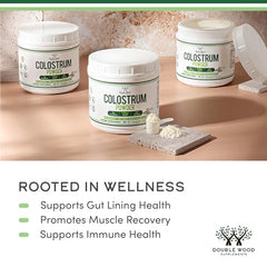 Colostrum powder emphasizing gut health and immune support