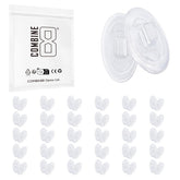 Clear silicone nose pads for Oakley and Maui Jim sunglasses - 30-pack