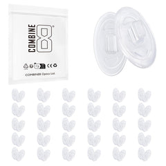 Clear silicone nose pads for Oakley and Maui Jim sunglasses - 30-pack