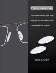 Nose pads compatible with most glasses (universal compatibility)