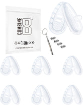 Clear silicone nose pads for glasses – 6 pairs included
