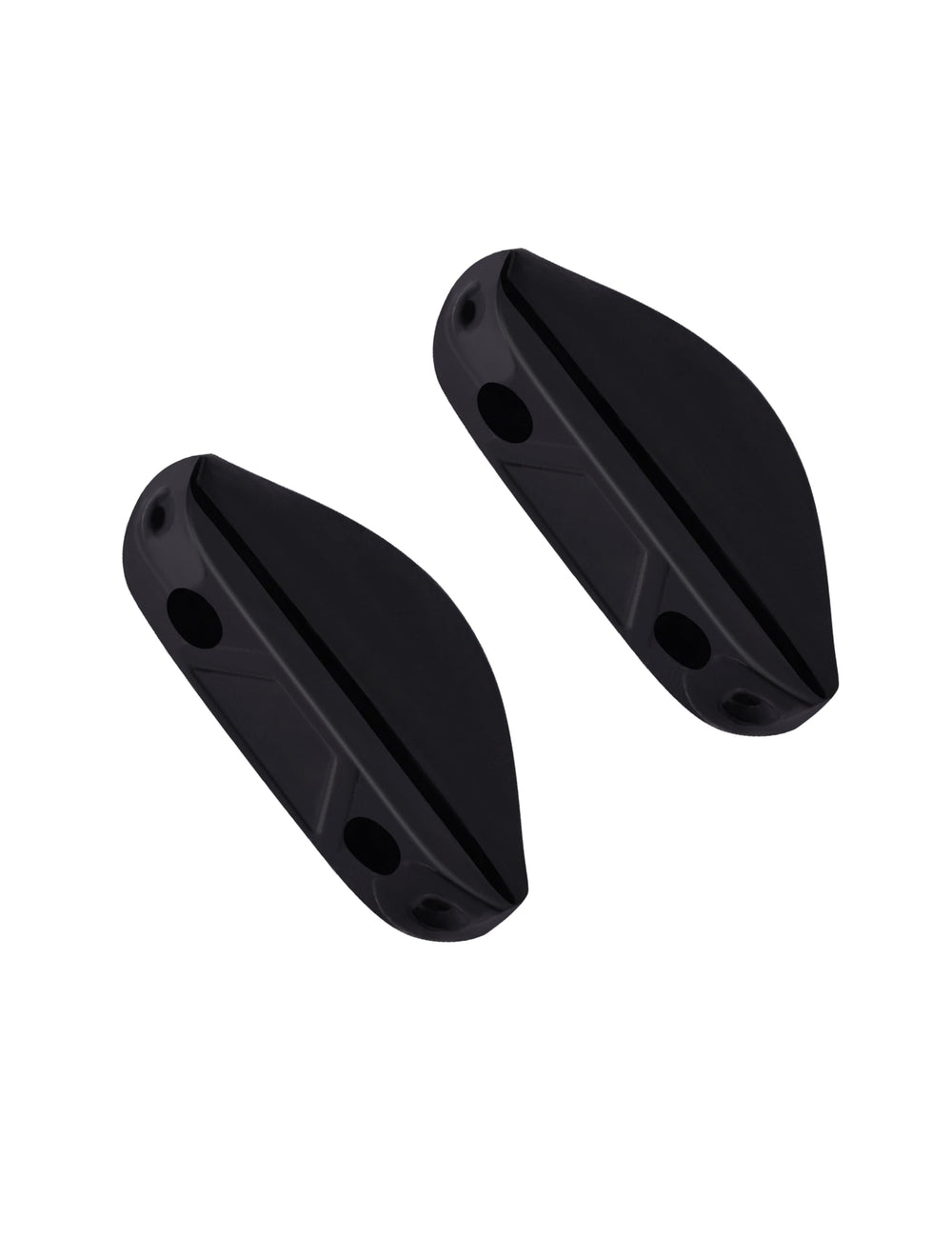 Combine8 nosepads for Oakley Pit Bull OO9127 sunglasses - black, front view