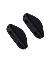 Combine8 nosepads for Oakley Pit Bull OO9127 sunglasses - black, front view