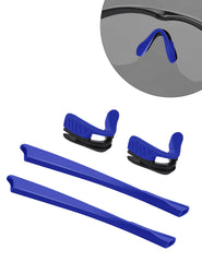 Combine8 blue nosepads close-up for Oakley M2/M2 XL sunglasses