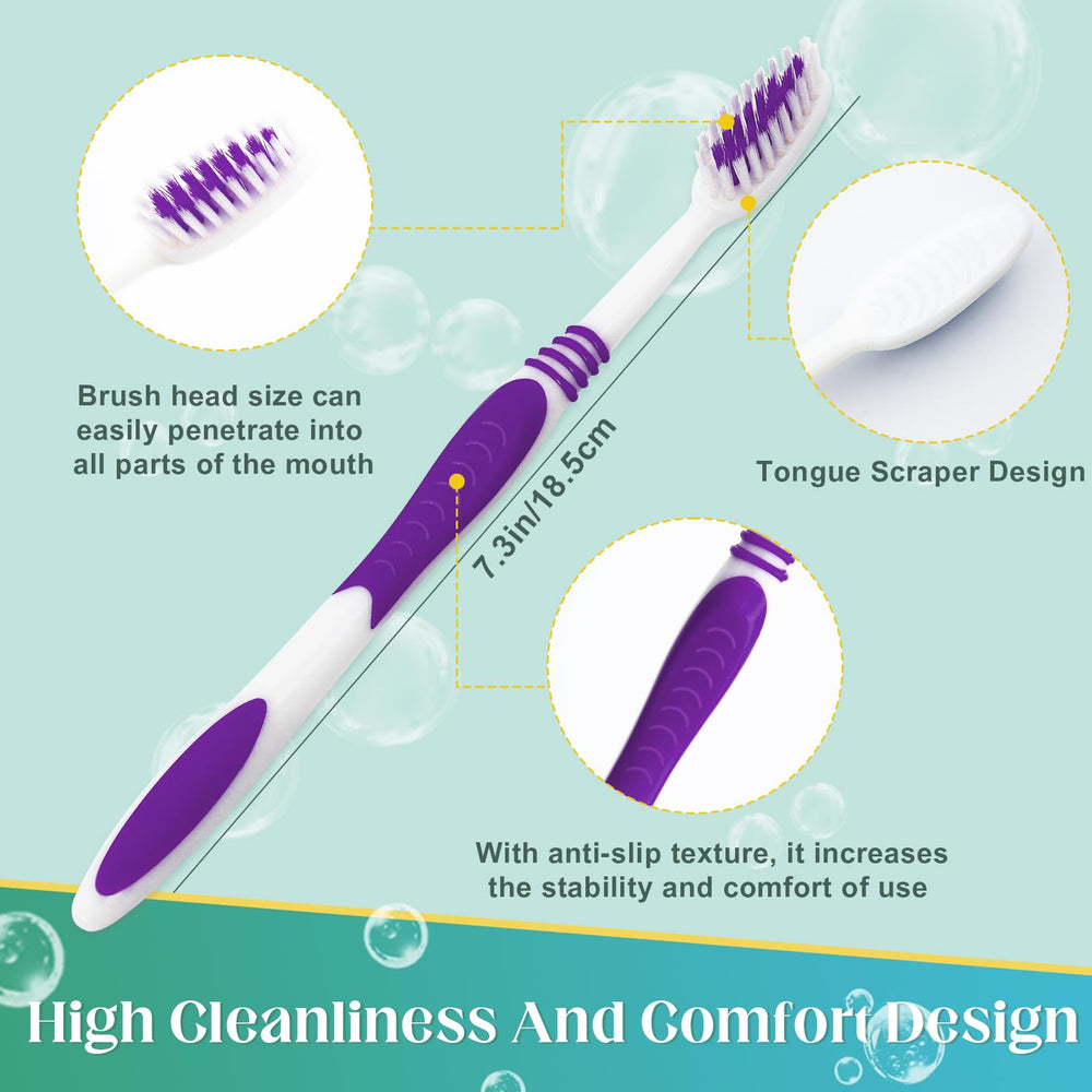 Hygienic individually packaged toothbrushes for on-the-go use