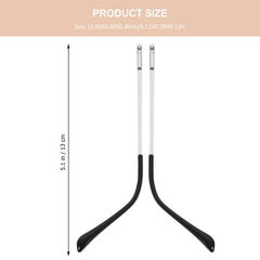 Comfortable eyeglass arms