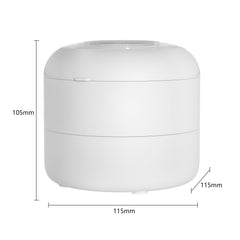 Compact portable denture cleaner design