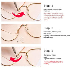 Compact travel-friendly eyeglass repair kit