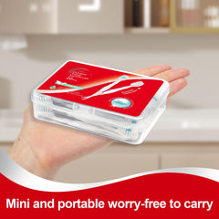 Compact travel toothbrushes ideal for bags