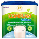 Complan original drink pour — creamy vitamin-rich shake for daily energy support.