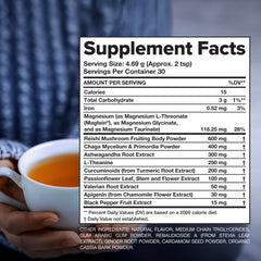 Zero sugar, stevia-sweetened latte mix with vanilla