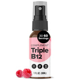 Complement Triple B12 Raspberry spray bottle