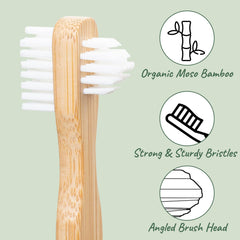 Complete cleaning kit with tablets and bamboo brush