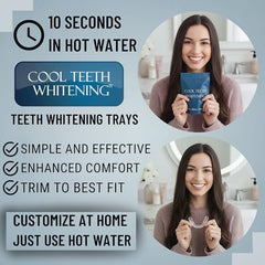Complete whitening kit: 4 trays and 2 ventilated travel cases
